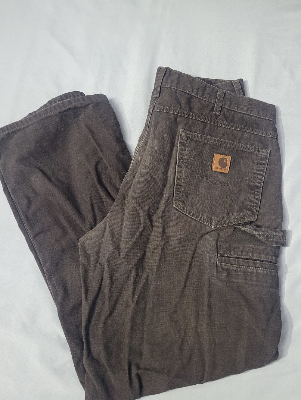 Carhartt Men's Dark Brown Cargo Work Pants